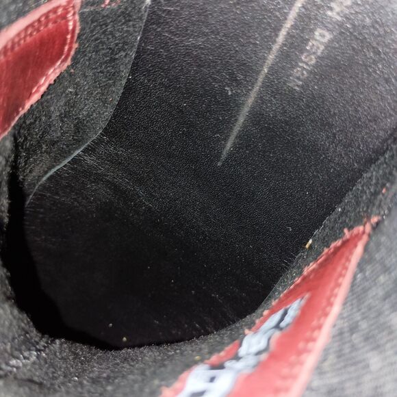 ECCO Soft 7 Women's Incise Chelsea Boots Leather Red Wine Size EU 39 US 8 - 8.5 - Picture 8 of 16